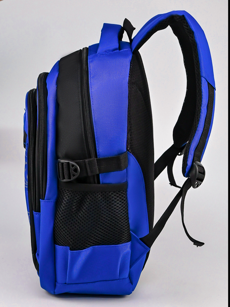 Рюкзак школьный Evoline Светло синий черный EVO-159-2 - фото 8