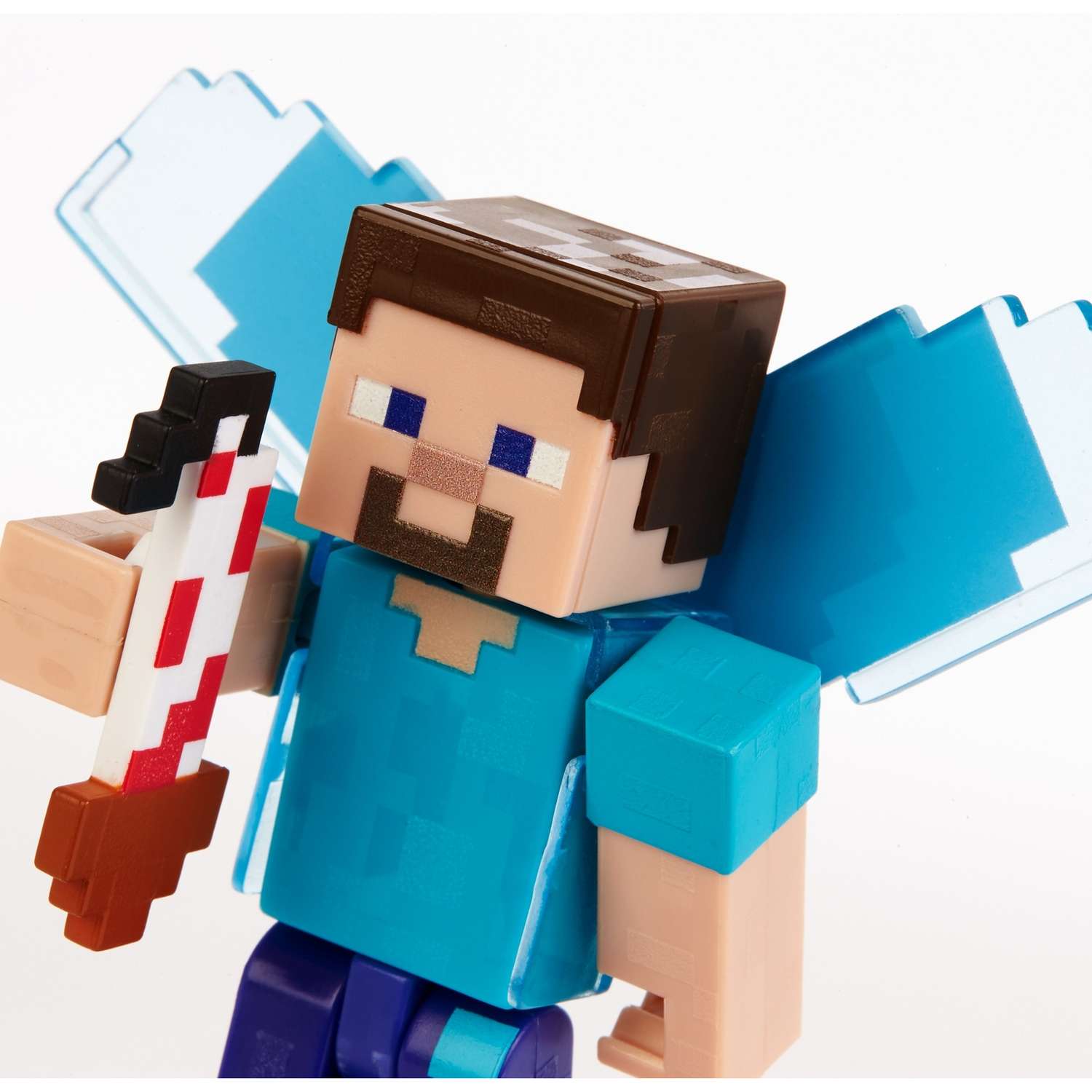 Фигурка Minecraft Стив с элитрами с аксессуарами GCC24 - фото 6