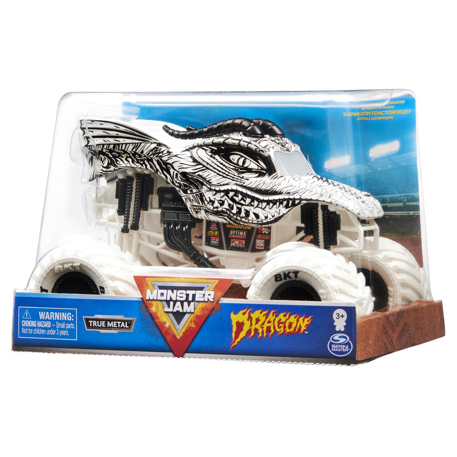 Машинка Monster Jam 1:24 Dragon 6060891 купить по цене 99 ₽ в  интернет-магазине Детский мир