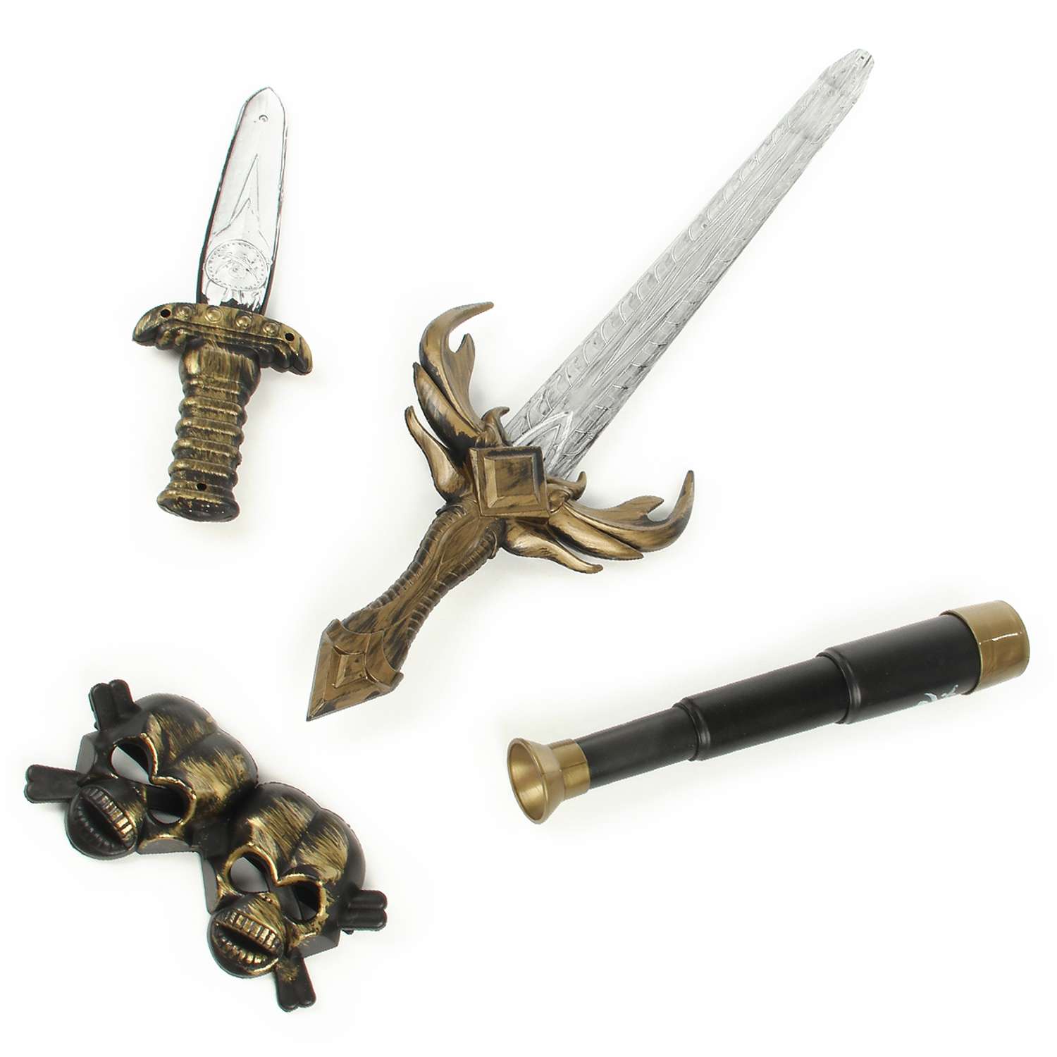Пират Veld Co набор меч нож очки подзорная труба - фото 1