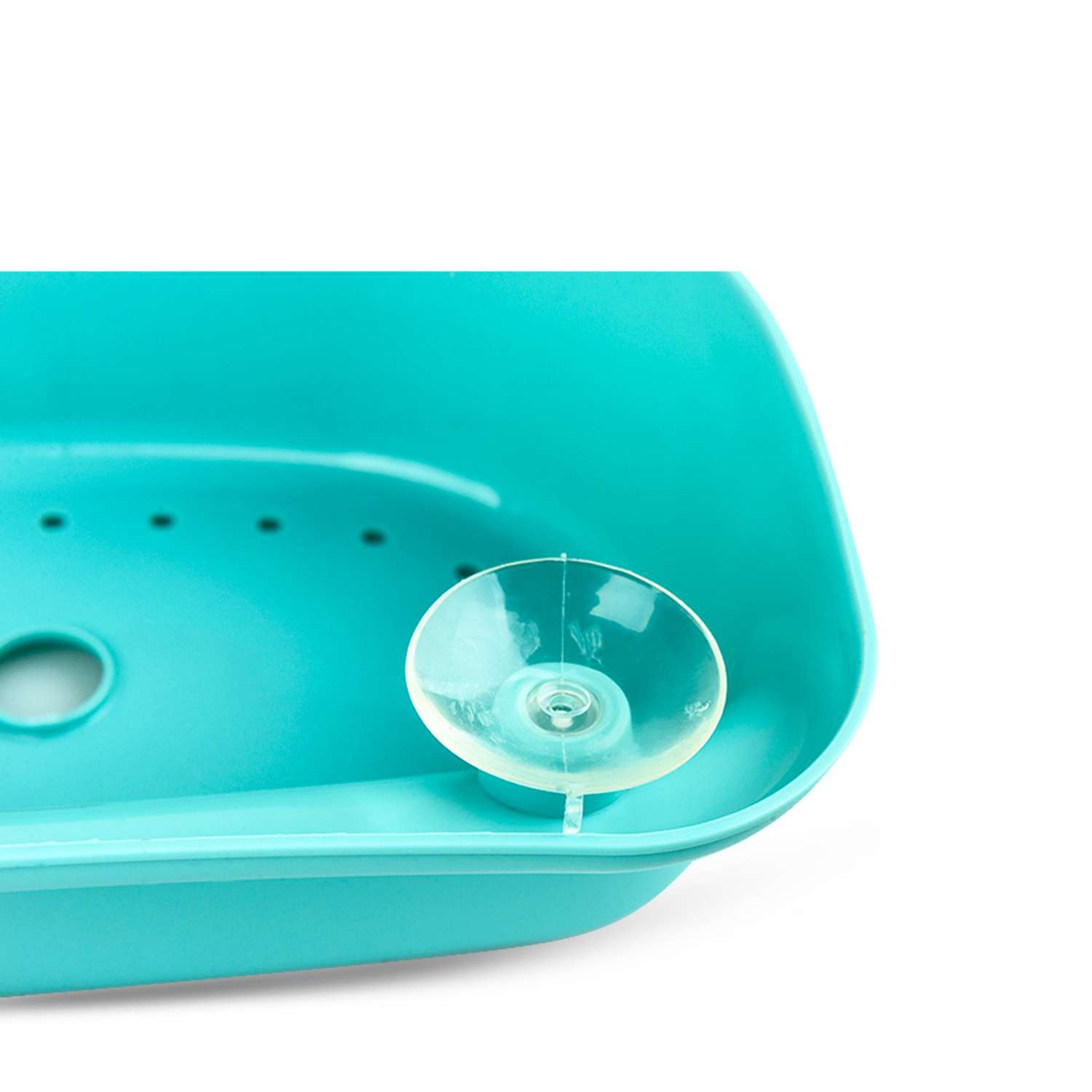 Детская складная ванночка Solmax с термометром для купания новорожденных синяя - фото 13