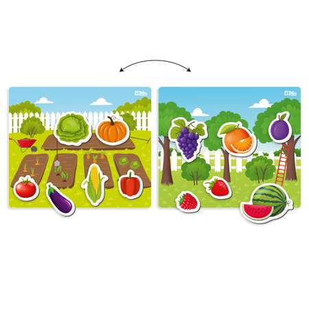Магнитная игра El BascoKids Овощи и фрукты