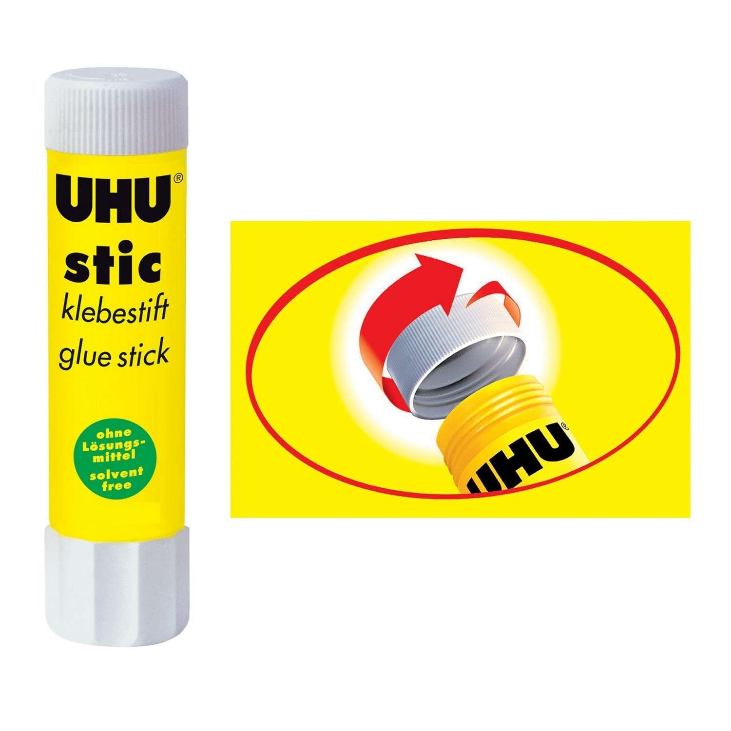 Клей-карандаш UHU Stic 21г 33 - фото 2