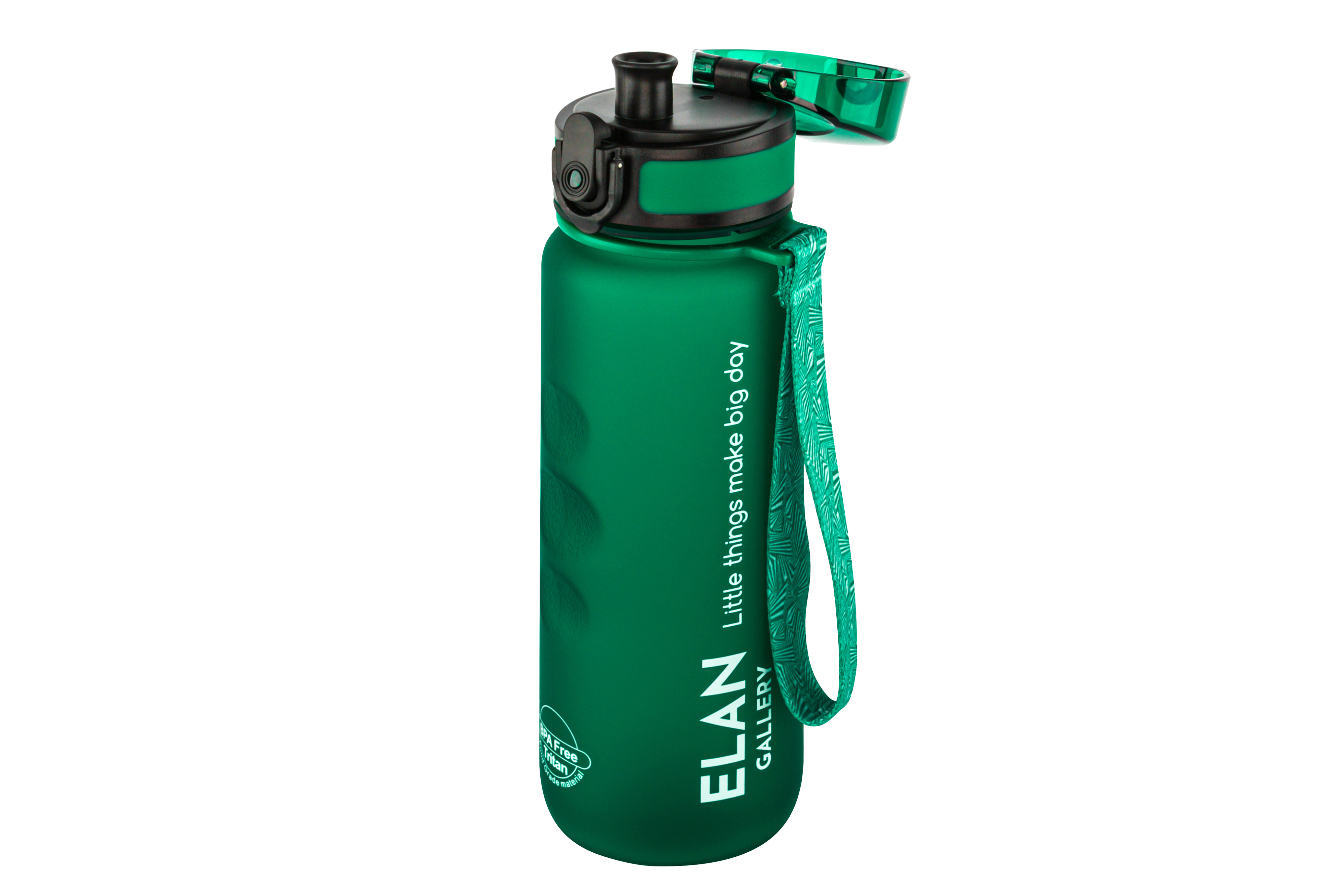 Бутылка для воды Elan Gallery 500 мл Style Matte темно-зеленая - фото 5