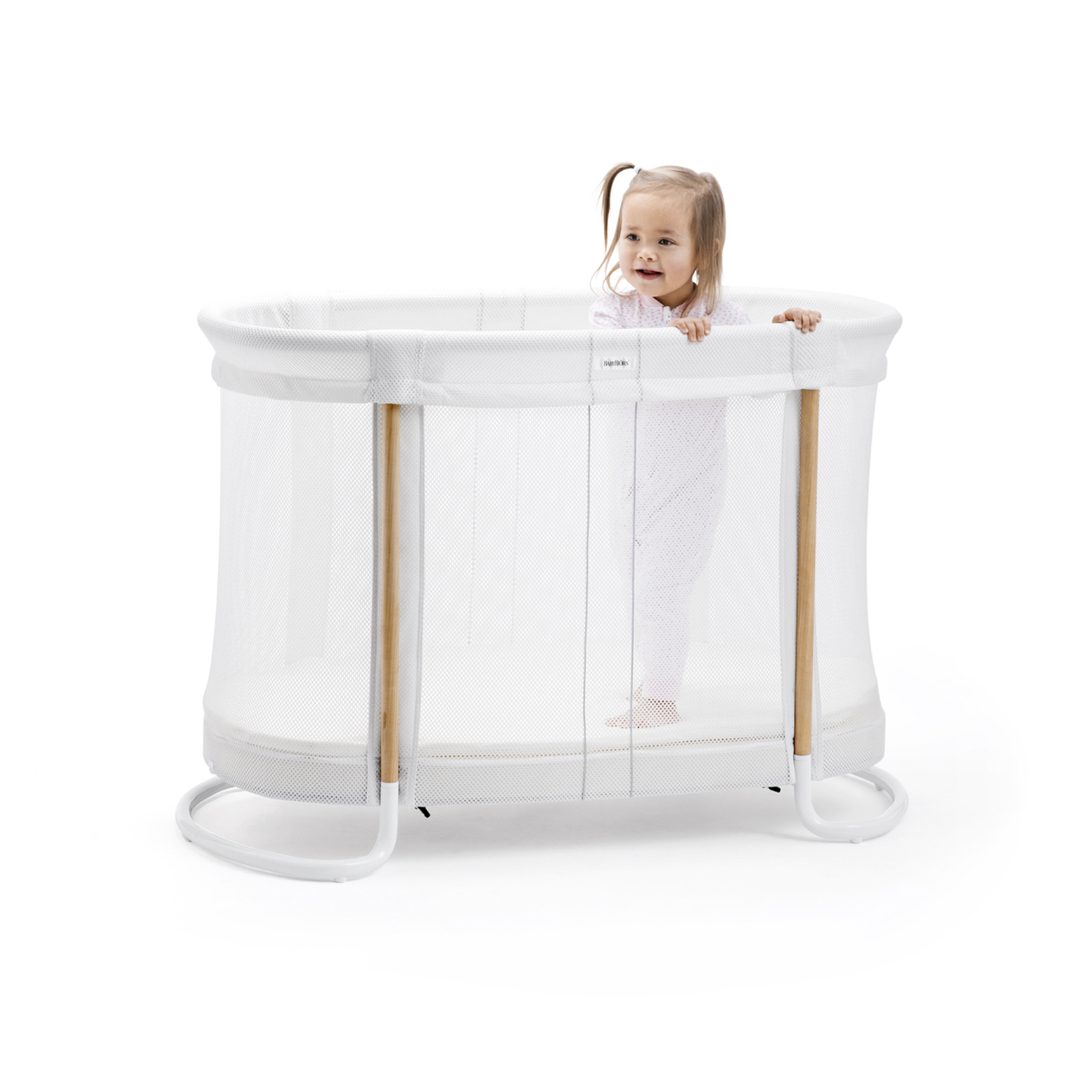 Кровать-колыбель BabyBjorn Baby Crib Белая - фото 4