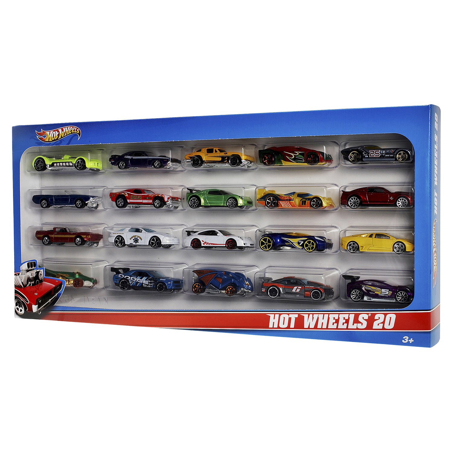 Набор Hot Wheels Базовые машинки 20 шт в ассортименте H7045 - фото 6