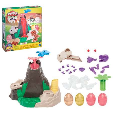 Пластилин 3+ Play-Doh Остров Динозавров с Вулканом