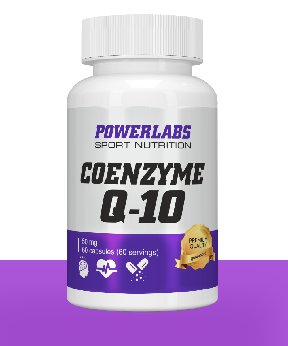 Антиоксидант Powerlabs Coenzyme Q10 50 мг 60 капсул - фото 1