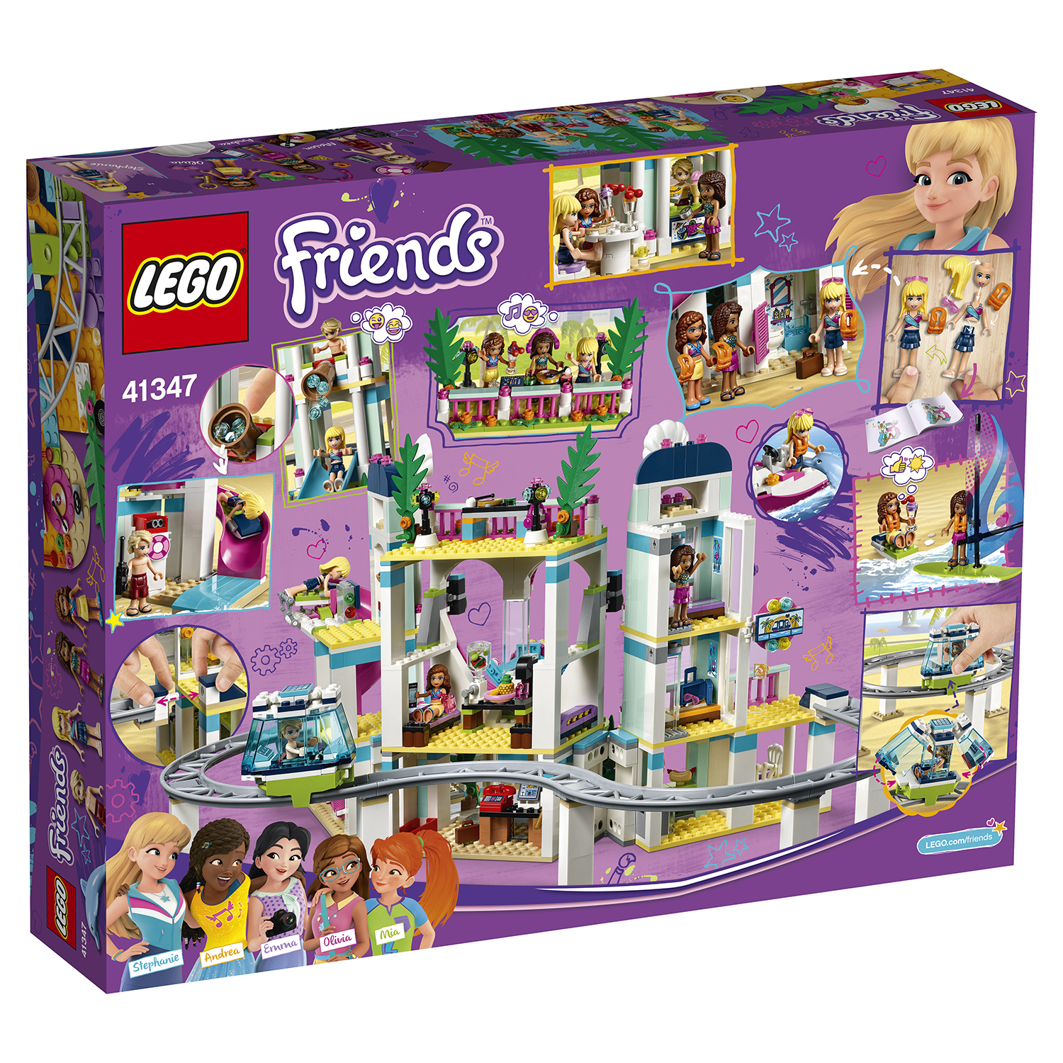 Конструктор LEGO Friends Курорт Хартлейк-Сити 41347 - фото 3