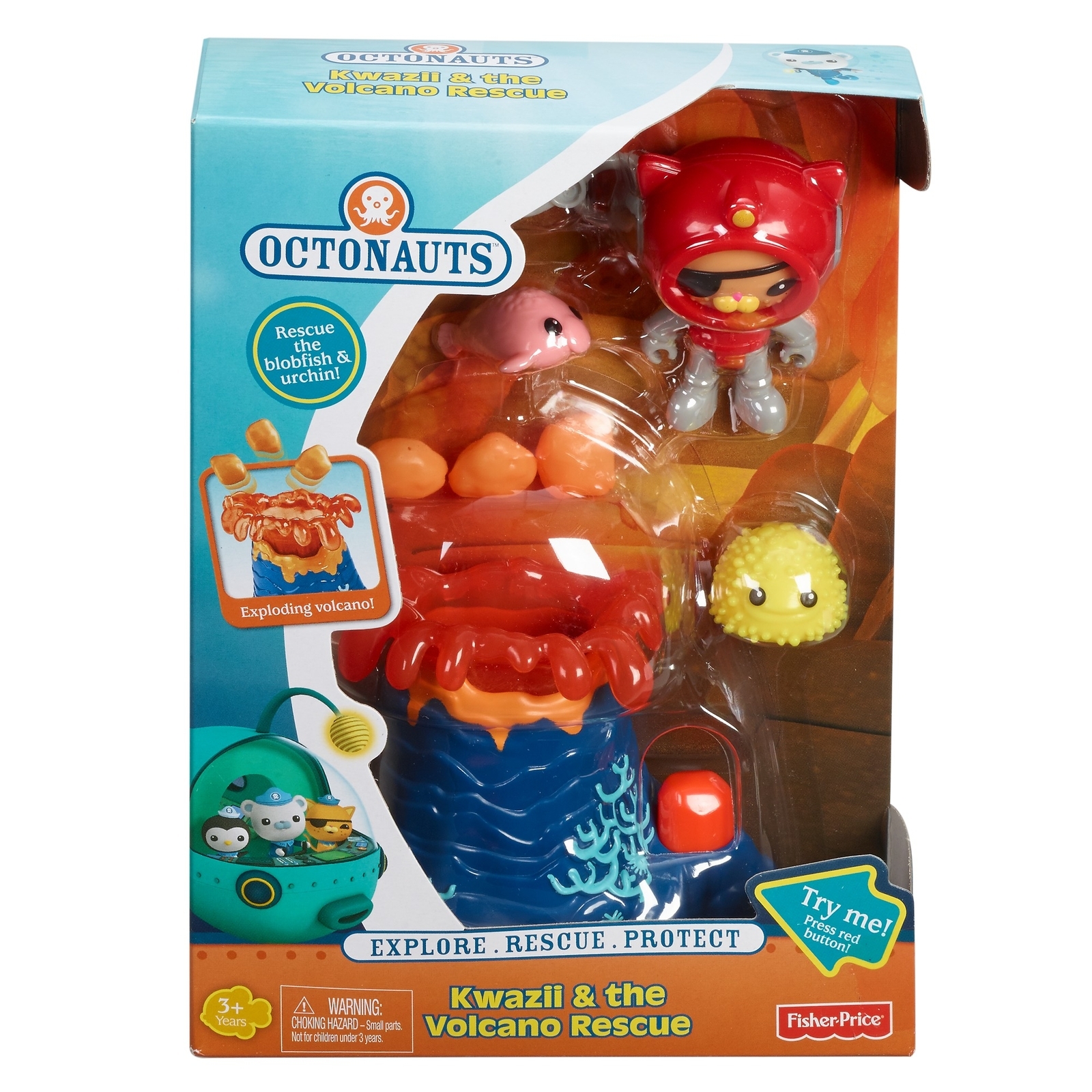 Набор фигурок Octonauts Квази и спасение из вулкана CDP47 - фото 2