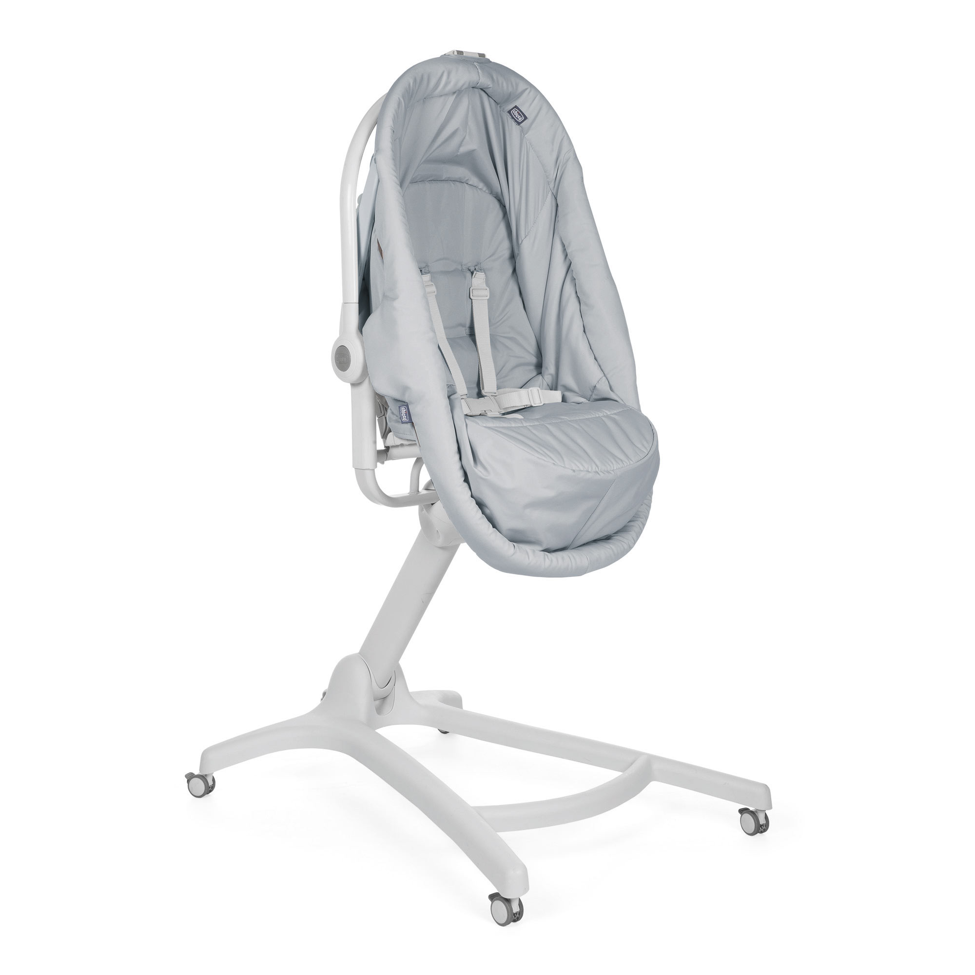 Детская кроватка Chicco Baby Hug 4in1 Grey Re_Lux овальная, (серый) - фото 13