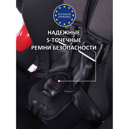 Автокресло BabyCare ВC-120 Isofix серый