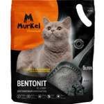 Наполнитель для кошек Murkel бентонит активированный уголь 5 л