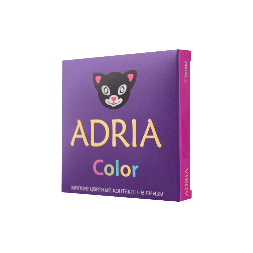 Цветные контактные линзы ADRIA Color 1T 2 линзы R 8.6 Gray без диоптрий - фото 5