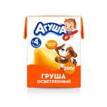 Сок Агуша груша осветленный 0.2л с 4месяцев
