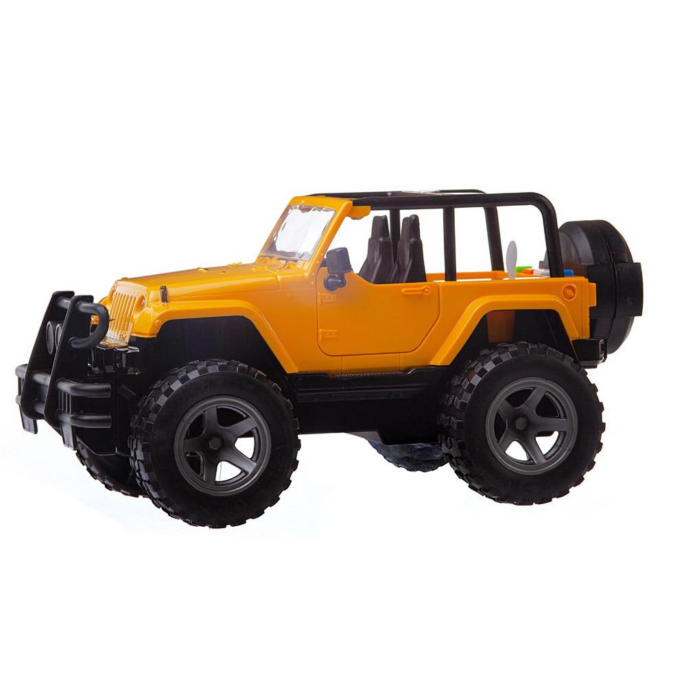 Внедорожник Junfa Jeep 1:16 желтый MY390B - фото 3