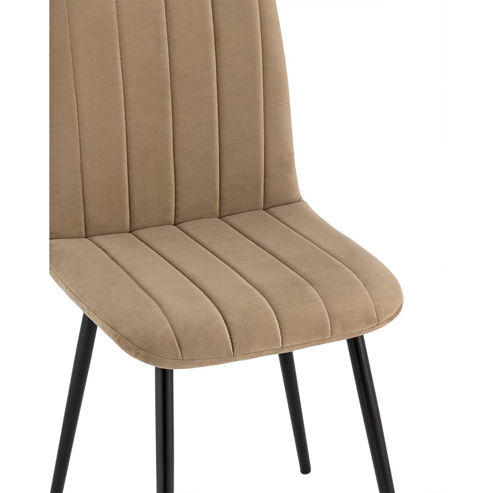 Комплект стульев Фабрикант 4 шт Easy велюр капучино - фото 9