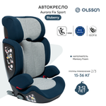 Автокресло Olsson Aurora Fix II/III с изофикс Sport Bluberry BH2317i