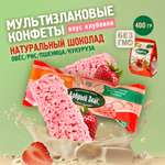 Мультизлаковые конфеты Добрый Злак с белым шоколадом со вкусом клубники 400 г