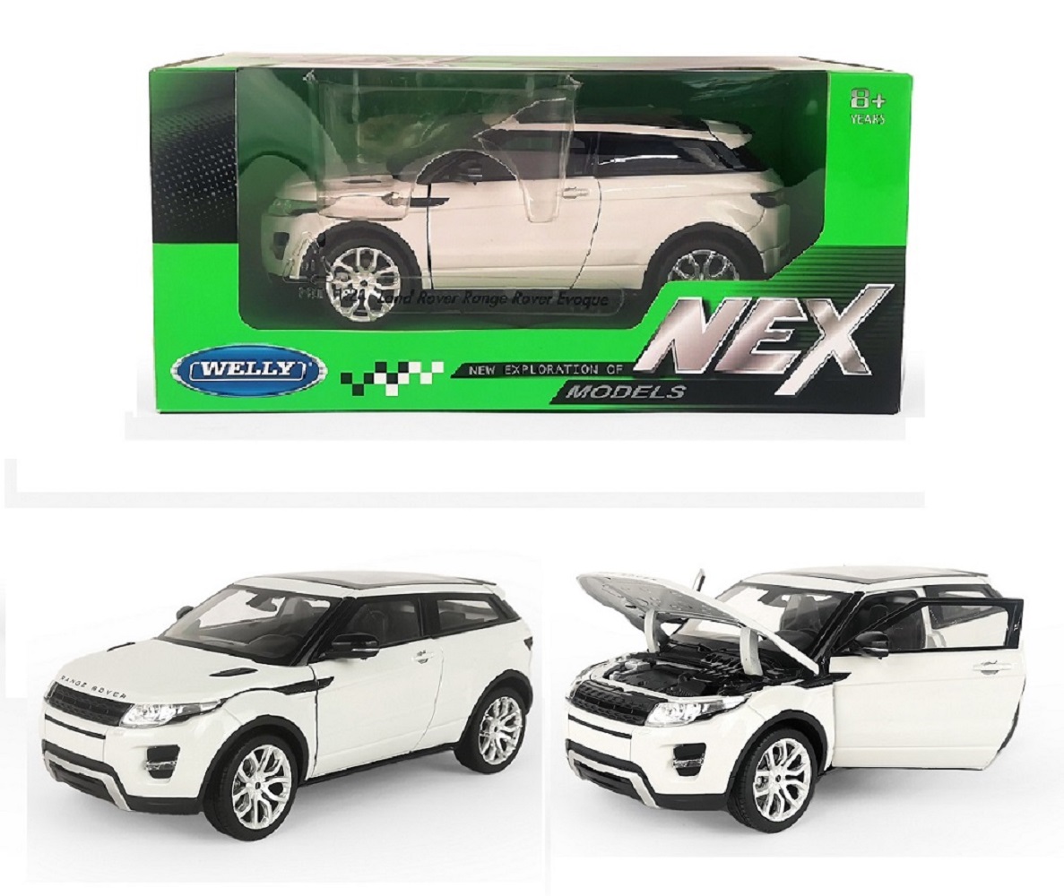 Автомобиль Welly Range Rover Evoque 1:24 белый 24021W - фото 1