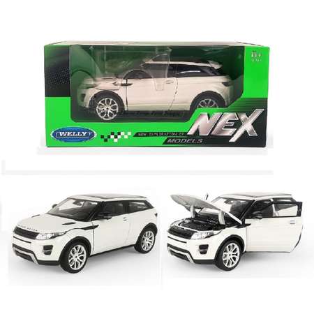 Автомобиль Welly Range Rover Evoque 1:24 белый