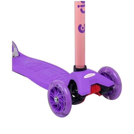 Самокат RIDEX трехколесный 3 wheels scooter Kiko 120/80 pink/violet