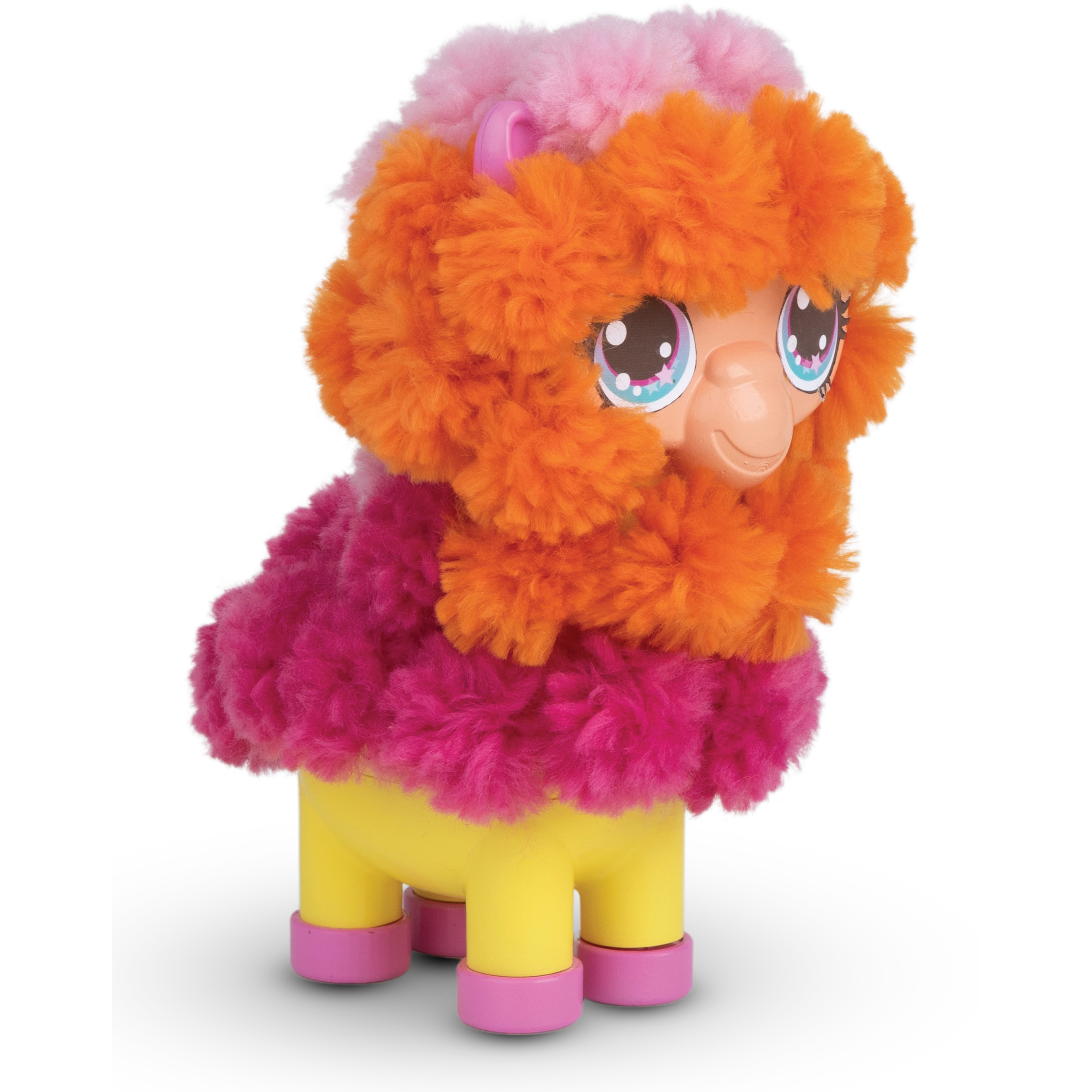 Набор для творчества RUFFLE FLUFFIES Создание игрушки из помпонов Лама Лана