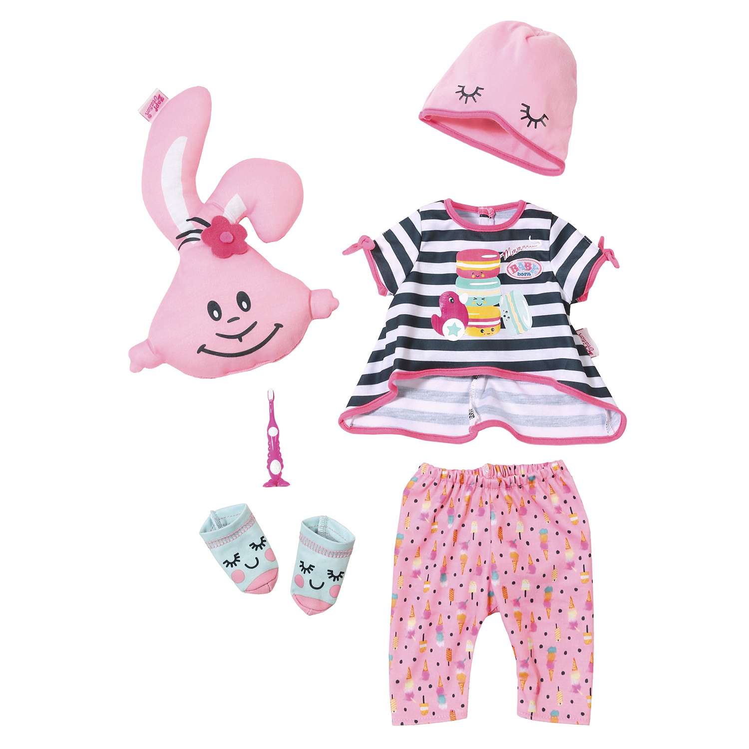 Набор одежды для куклы Zapf Creation Baby born Пижамная вечеринка 824-627 824-627 - фото 1