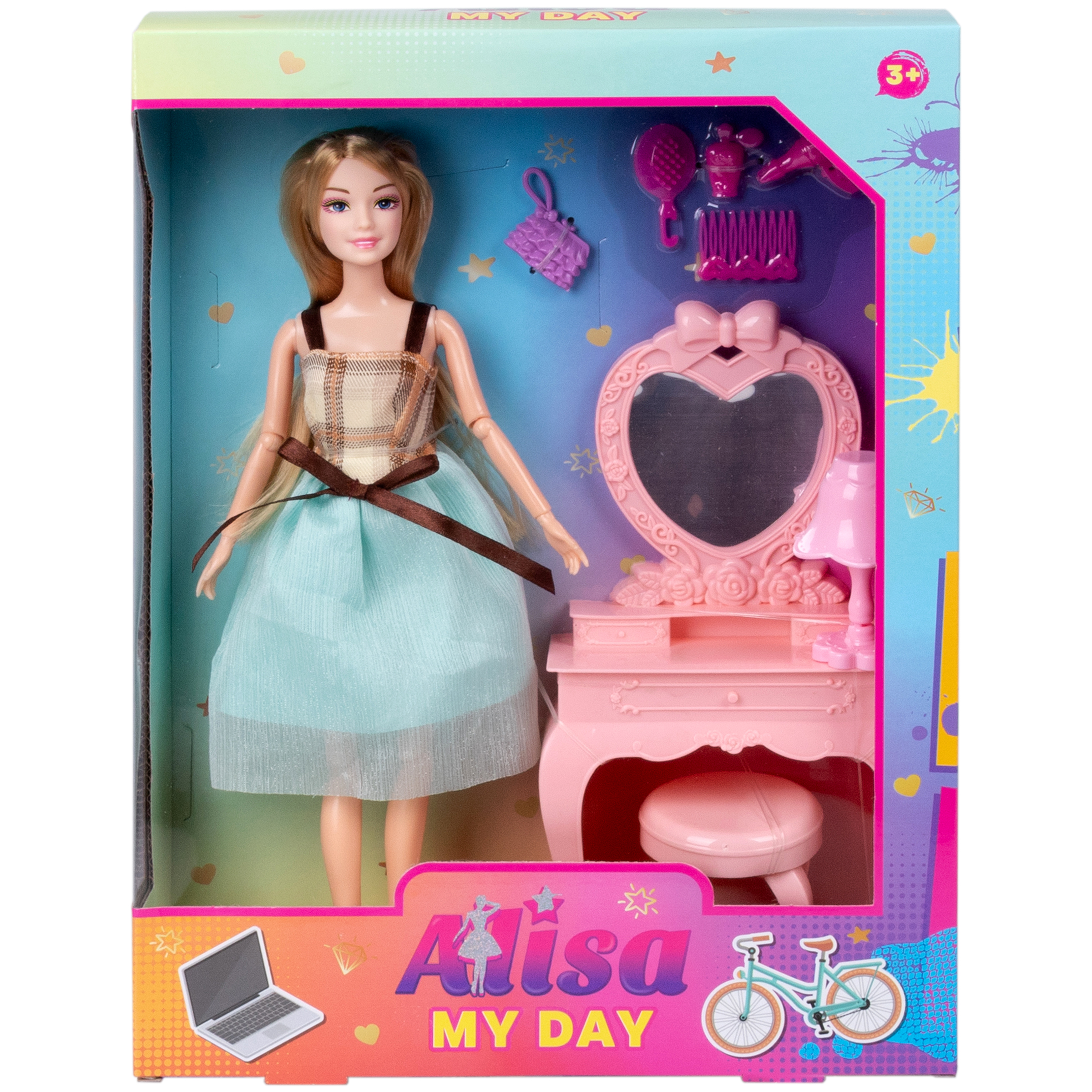 Кукла 1TOY Alisa My Day с аксессуарами Т24508 - фото 3