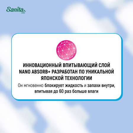 Гигиенические прокладки Sanita Dry Fit Relax Night Ultra Slim Ночные супервпитывающие ультратонкие 29 см 7шт