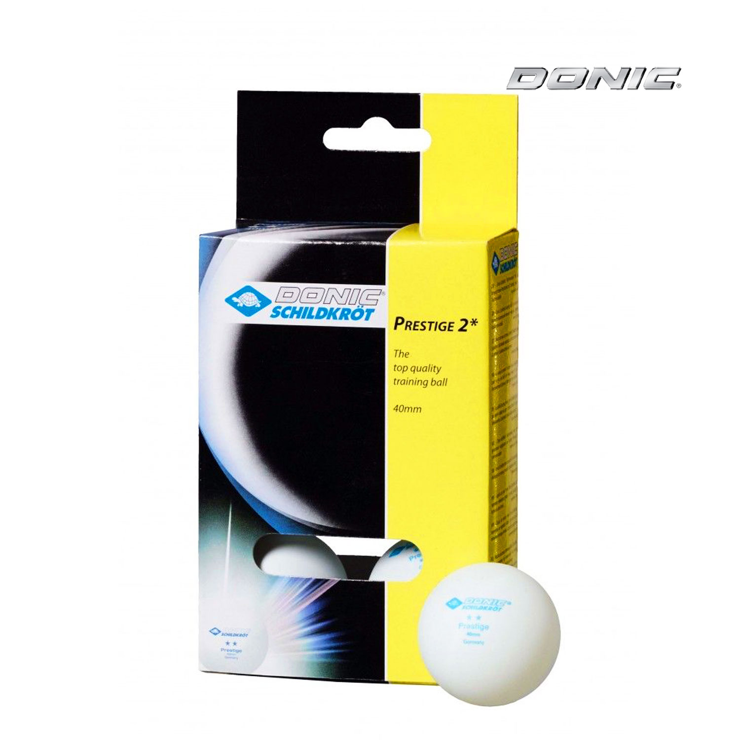 Мяч для настольного тенниса Donic PRESTIGE 2 6 штук белые - фото 2