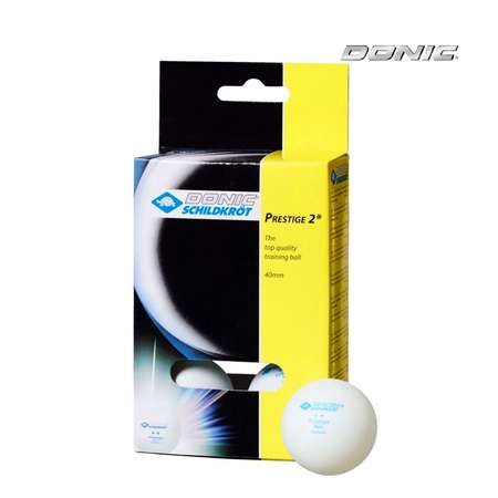 Мяч для настольного тенниса Donic PRESTIGE 2 6 штук белые