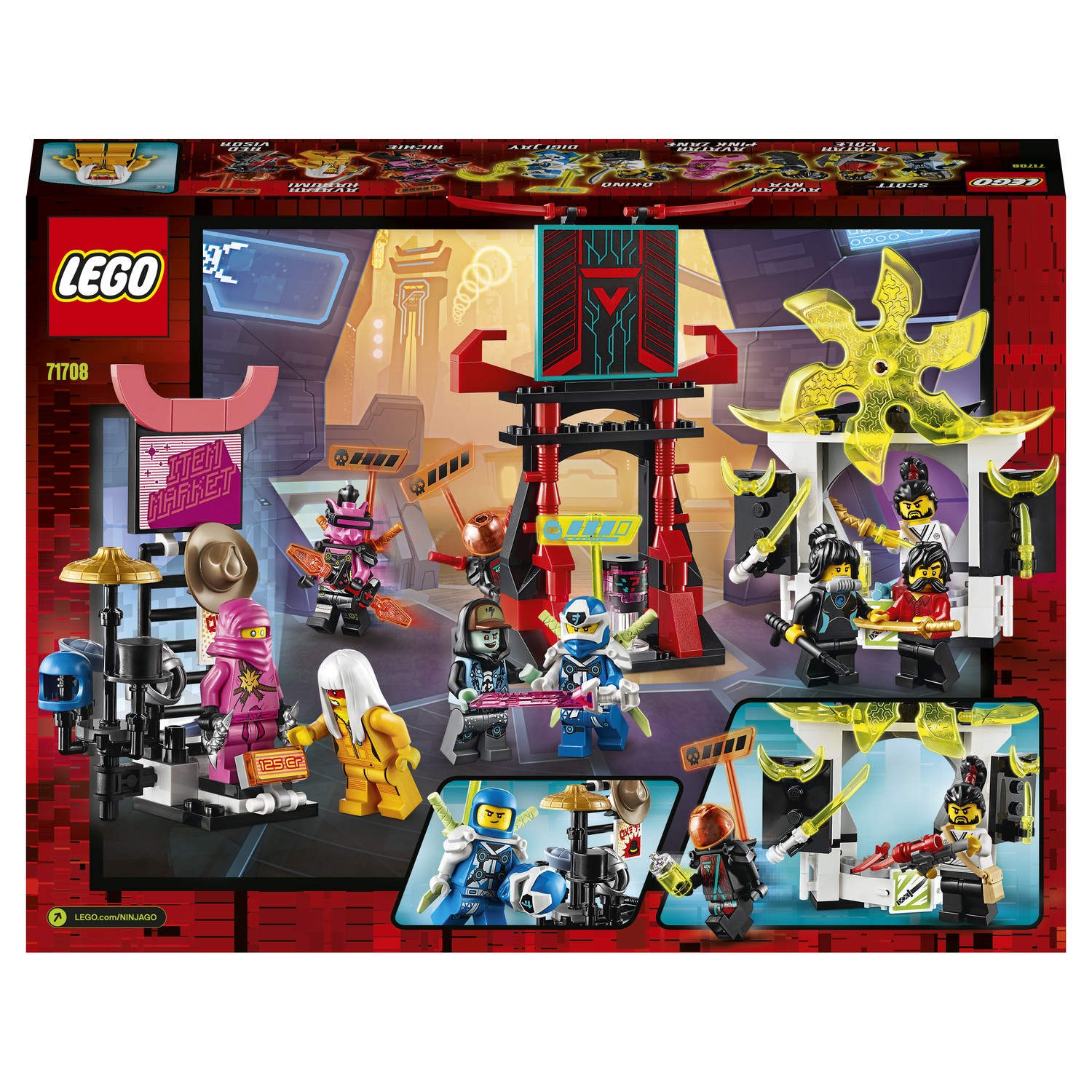 Конструктор LEGO Ninjago Киберрынок 71708 - фото 3