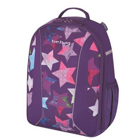 Рюкзак Herlitz BE.BAG AIRGO Stars 	(сиреневый)