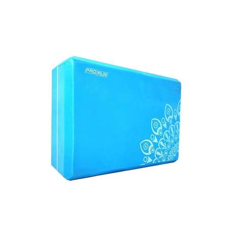 Блок для йоги ProRun голубой/100-4862