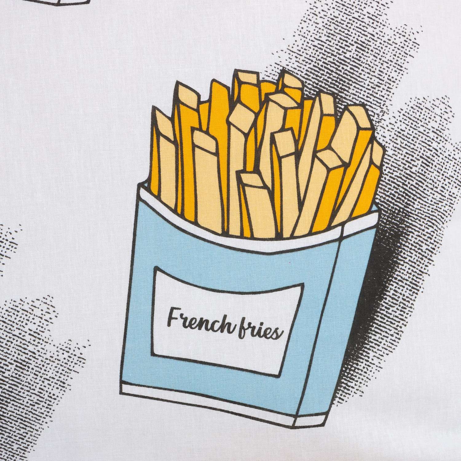 Комплект постельного белья Этель French fries полутороспальный 3 предмета - фото 3