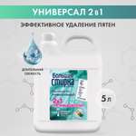 Гель для стирки Большая Стирка универсальный 2 в 1 с пятновыводителем 5 л