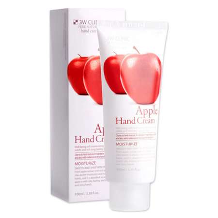 Крем для рук 3W Clinic с экстрактом яблока Apple hand cream 100 мл