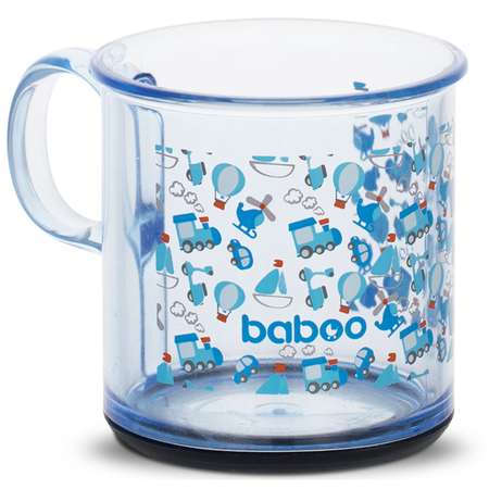 Чашка BABOO Transport с антискользящим дном 170мл с 12месяцев 8-401