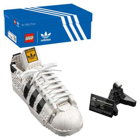 Конструктор LEGO Icons Кроссовки adidas Originals Superstar 10282