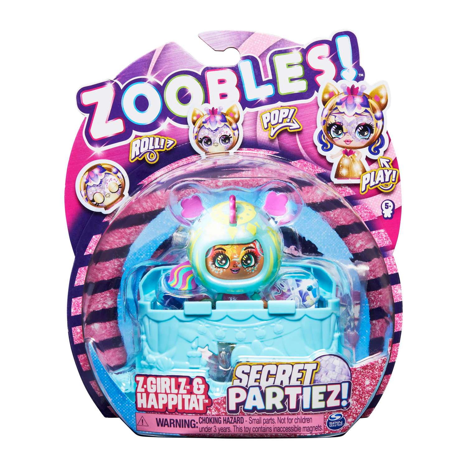 Набор ZOOBLES Малышка ЗУ Секретная вечеринка Seahorse 6061945/20137634 - фото 2