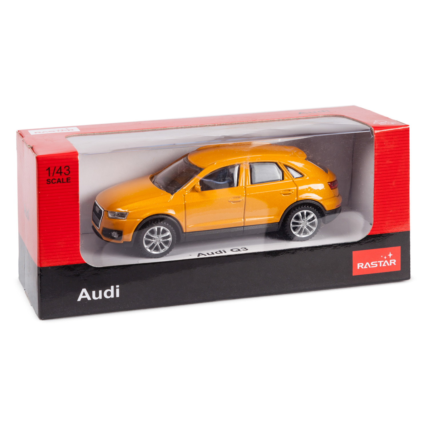 Автомобиль Rastar Audi Q3 1:43 оранжевый 58300 - фото 3