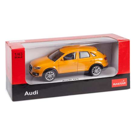 Автомобиль Rastar Audi Q3 1:43 оранжевый