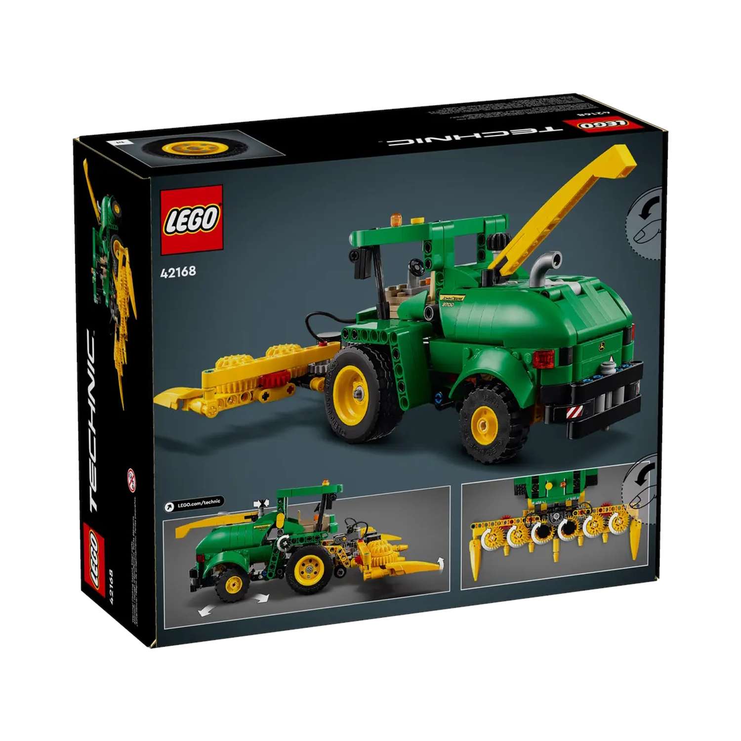 Конструктор LEGO Technic Кормоуборочный комбайн John Deere 9700 42168 - фото 6