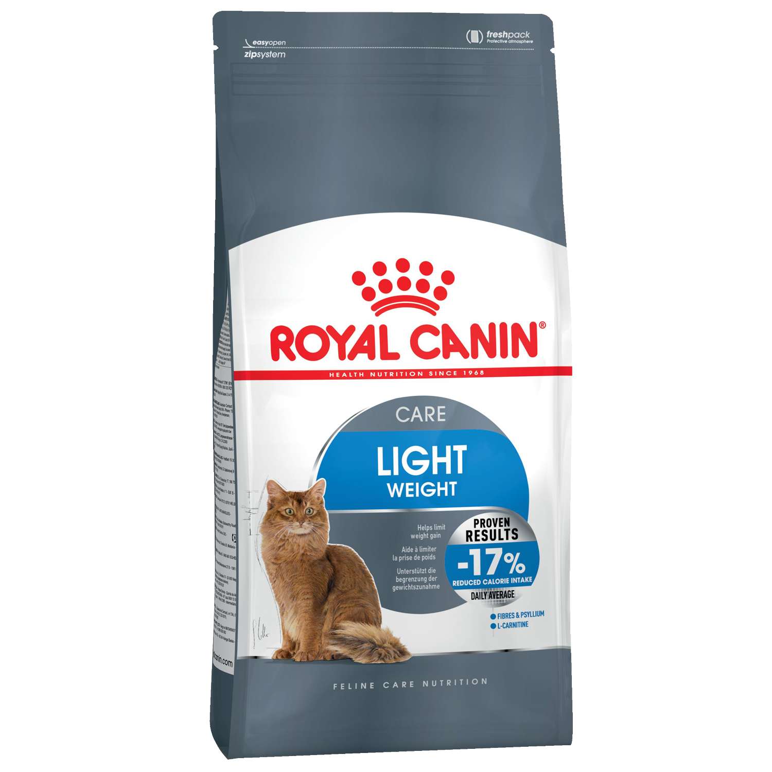 Корм для кошек ROYAL CANIN Light Weight Care для взрослых кошек в целях профилактики избыточного веса 8кг - фото 1