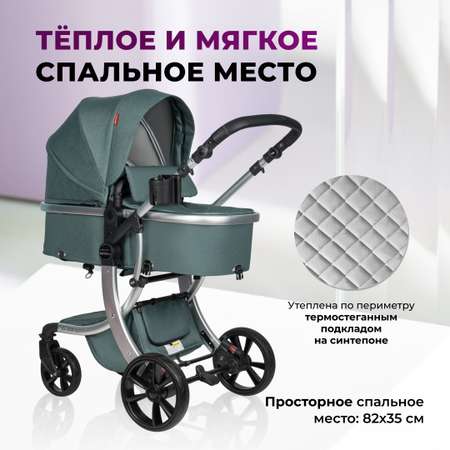 Коляска трансформер Aimile Original New Silver