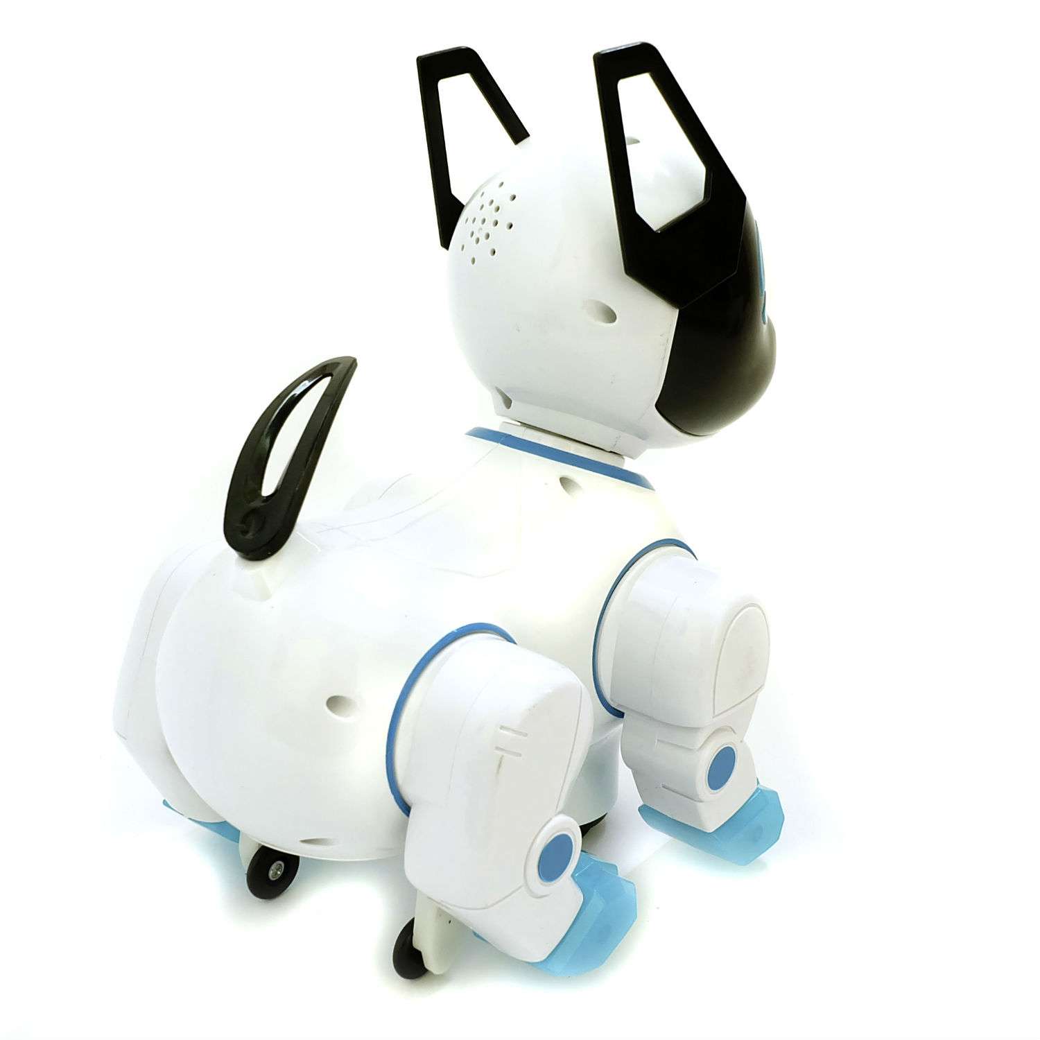 Игрушка HK Industries Собака интерактивная белый/голубой - фото 3