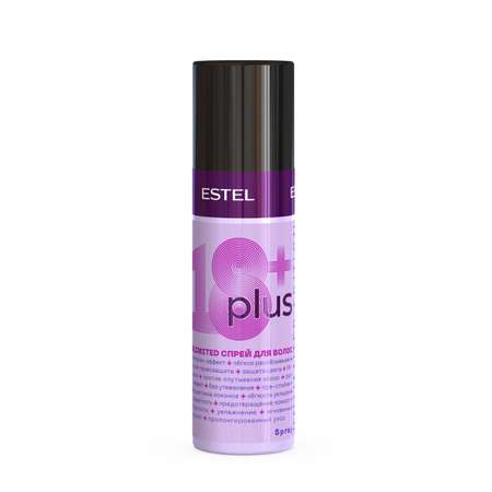 Спрей Estel Professional увлажняющий ESTEL 18+ PLUS термозащита для волос лёгкое расчёсывание 100 мл