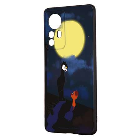 Силиконовый чехол Mcover для смартфона Xiaomi Mi 12 Pro Союзмультфильм А луна все-таки вкусная