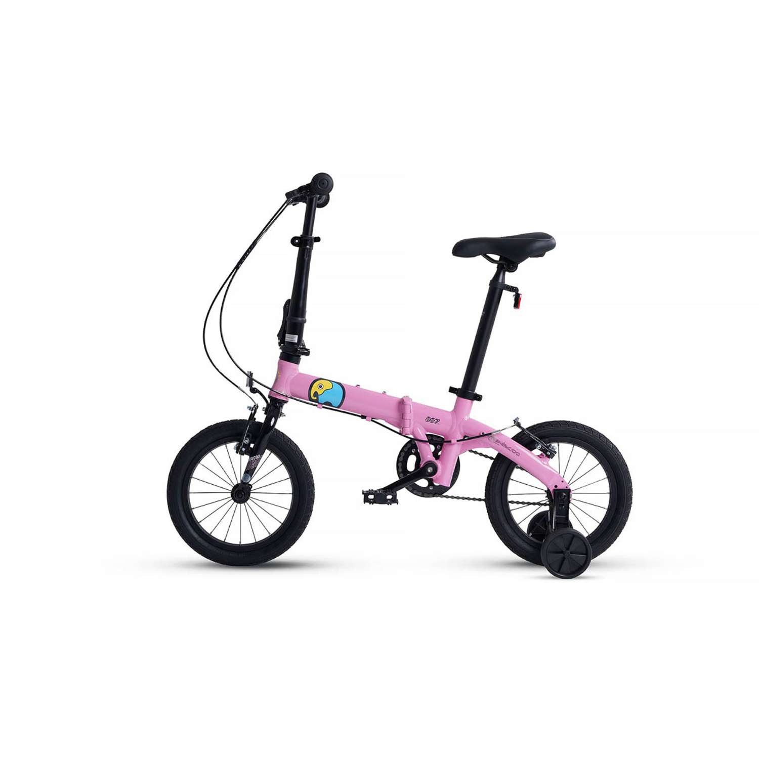 Велосипед Детский Складной Maxiscoo S007 стандарт 14 розовый - фото 3